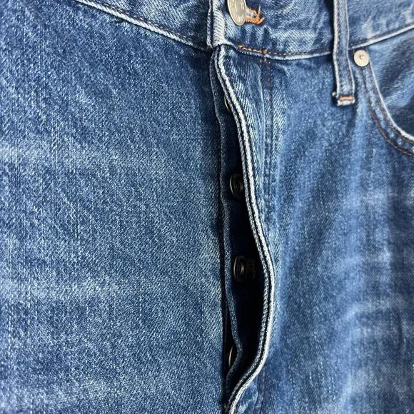 NWT Madewell Tall Low-Slung Straight Jeans Palmina Wash Size 32T 32 TALL NEW - Picture 5 of 12